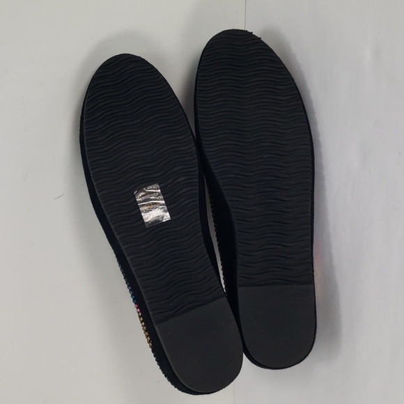 L'AMOUR DES PIEDS CORREZE STONE EMBELLISHMENT BLK SUEDE WEDGES SHOES 10 M MINT - Picture 12 of 14